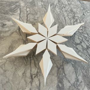 Handmade Wooden Snowflake